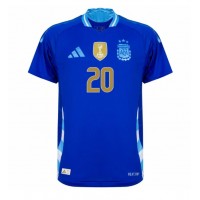 Muški Nogometni Dres Argentina Alexis Mac Allister #20 Gostujuci Copa America 2024 Kratak Rukav